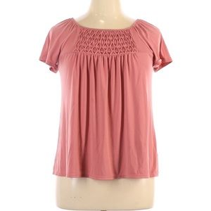Pink short sleeve top